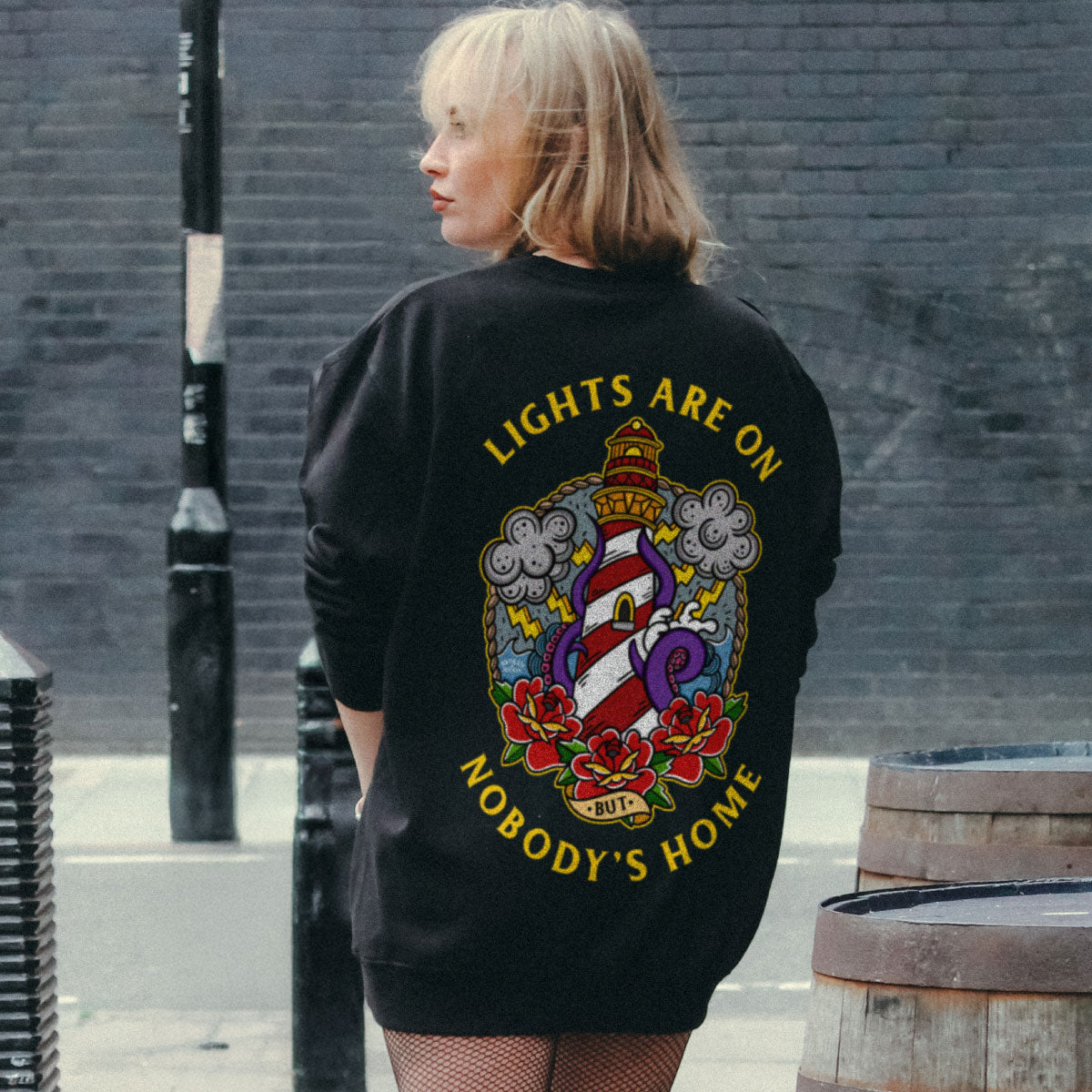 Lights Are On But Nobody's Home Sweatshirt (Unisex)