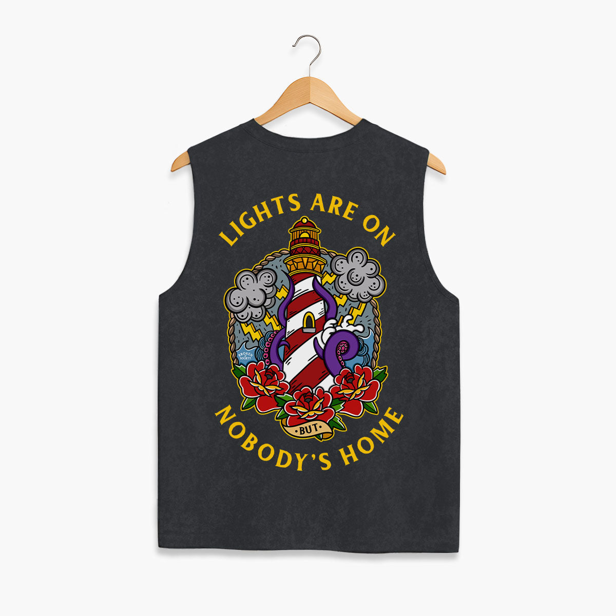 Ärmelloses T-Shirt „Wenn es regnet, schüttet es“ (Unisex)