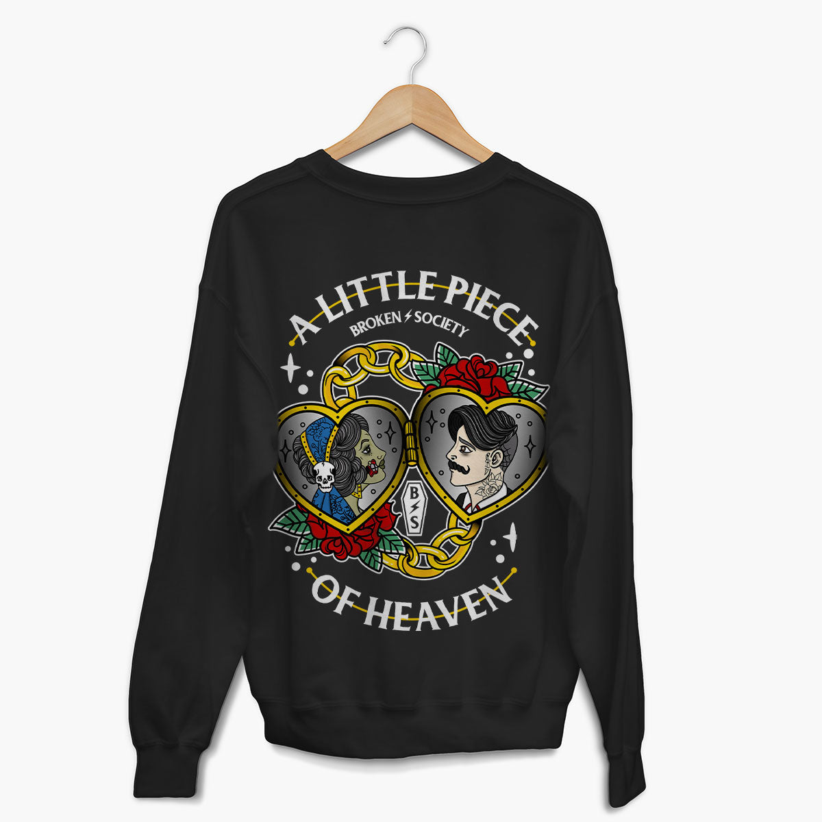 A Little Piece Of Heaven Sweatshirt (Unisex)-Tattoo Clothing, Tattoo Sweatshirt, JH030-Broken Society