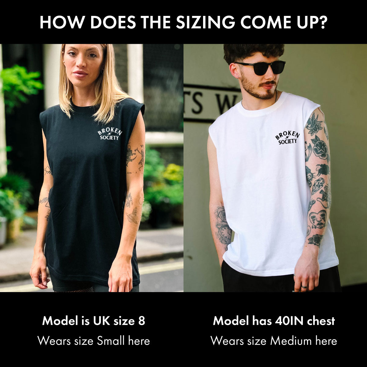 Thick Thighs Thin Patience Sleeveless T-Shirt (Unisex)-Tattoo Clothing, Tattoo Sleeveless T-Shirt, EP01S-Broken Society