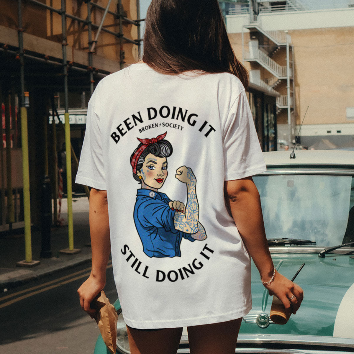 Been Doing It Still Doing It T-Shirt (Unisex)-Tattoo Clothing, Tattoo T-Shirt, EP01-Broken Society