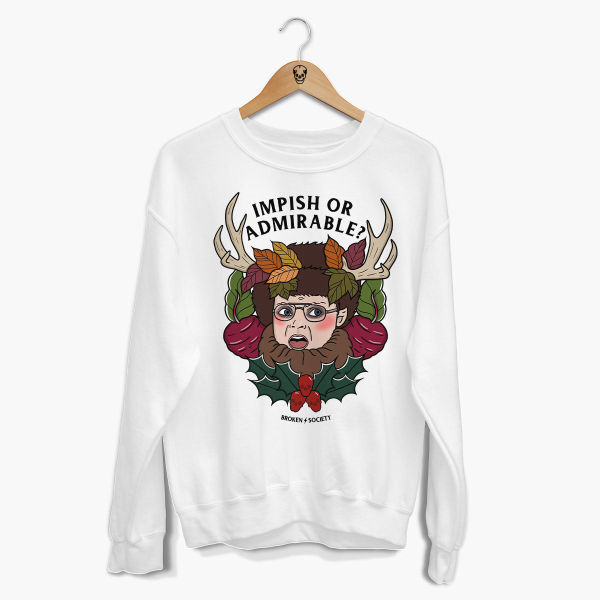 Belsnickel Christmas Jumper (Unisex)-Tattoo Clothing, Tattoo Sweatshirt, JH030-Broken Society