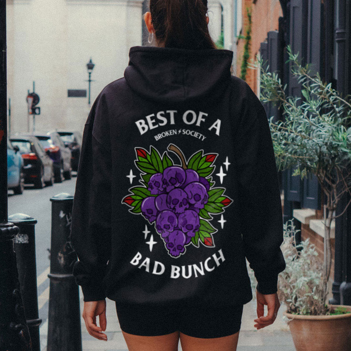 Best Of A Bad Bunch Hoodie (Unisex)-Tattoo Clothing, Tattoo Hoodie, JH001-Broken Society