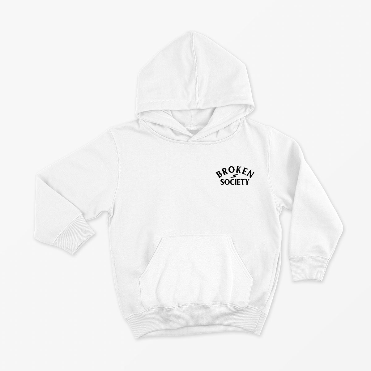 Born Bad Angel Kids Hoodie (Unisex)-Tattoo Clothing, Tattoo Hoodie, JH001B-Broken Society
