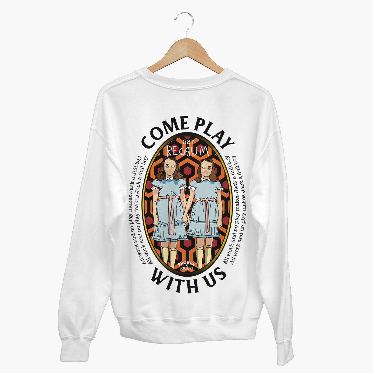 Come Play With Us Sweatshirt (Unisex)-Tattoo Clothing, Tattoo Sweatshirt, JH030-Broken Society