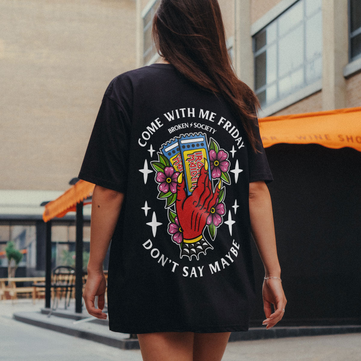 Come With Me Friday T-Shirt (Unisex)-Tattoo Clothing, Tattoo T-Shirt, EP01-Broken Society