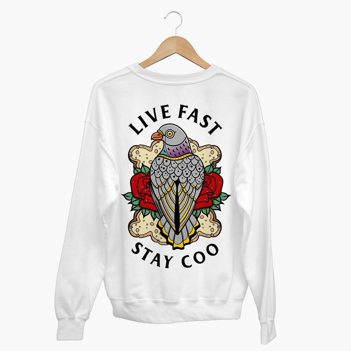 Death From Above Sweatshirt (Unisex)-Tattoo Clothing, Tattoo Sweatshirt, JH030-Broken Society