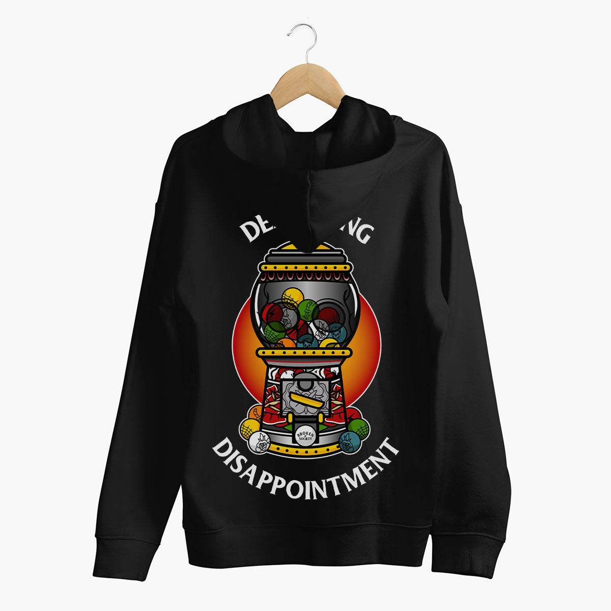 Delivering Disappointment Hoodie (Unisex)-Tattoo Clothing, Tattoo Hoodie, JH001-Broken Society