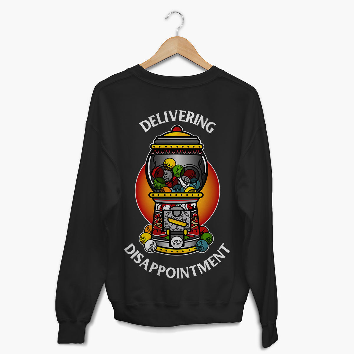 Delivering Disappointment Sweatshirt (Unisex)-Tattoo Clothing, Tattoo Sweatshirt, JH030-Broken Society