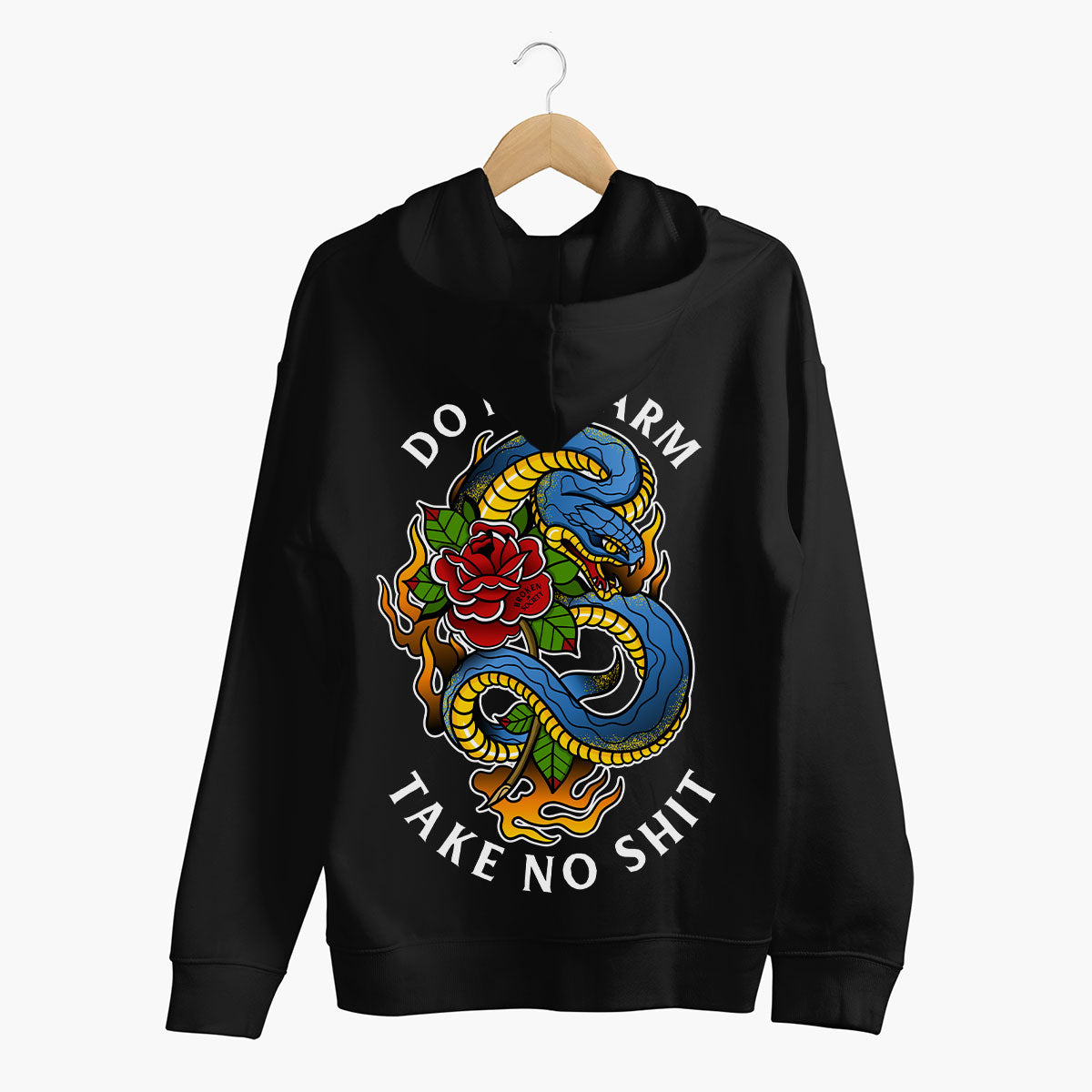 Do No Harm Hoodie (Unisex)-Tattoo Clothing, Tattoo Hoodie, JH001-Broken Society