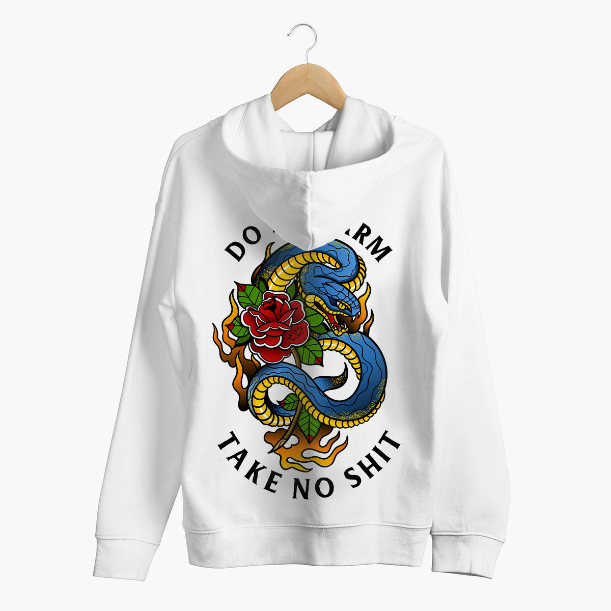 Do No Harm Hoodie (Unisex)-Tattoo Clothing, Tattoo Hoodie, JH001-Broken Society