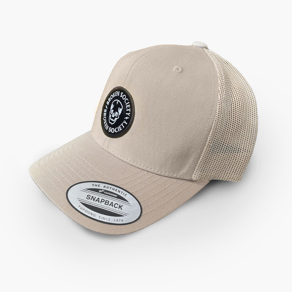Emblem Patch Cap (Unisex)-Tattoo Clothing, Tattoo Accessories, Tattoo Gift, Tattoo Emblem Patch Cap, YP129, YP023-Broken Society