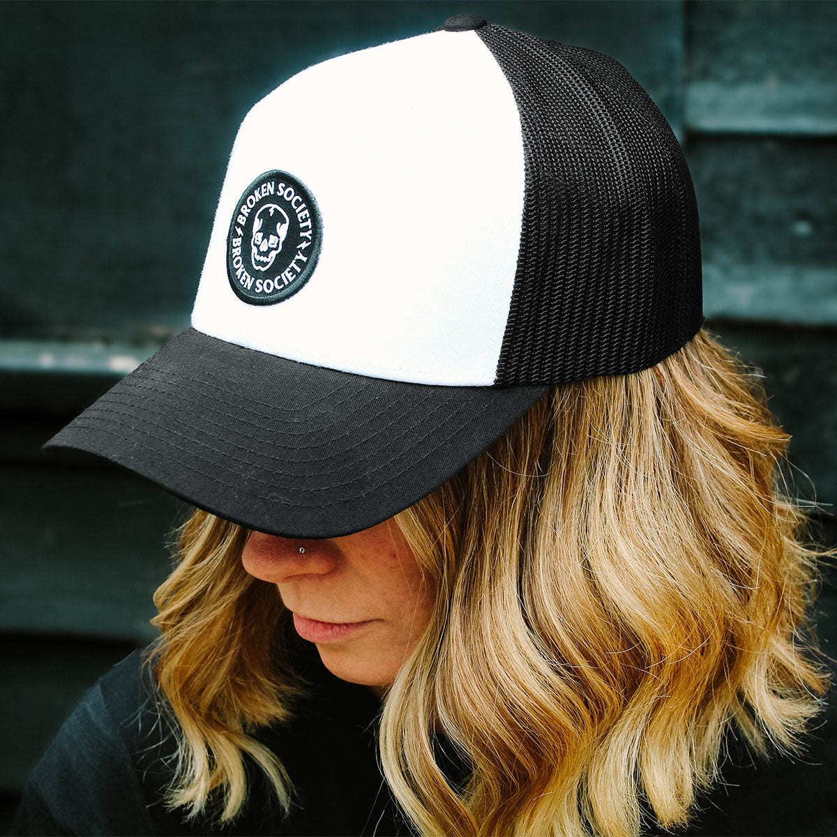 Emblem Patch Cap (Unisex)-Tattoo Clothing, Tattoo Accessories, Tattoo Gift, Tattoo Emblem Patch Cap, YP129, YP023-Broken Society