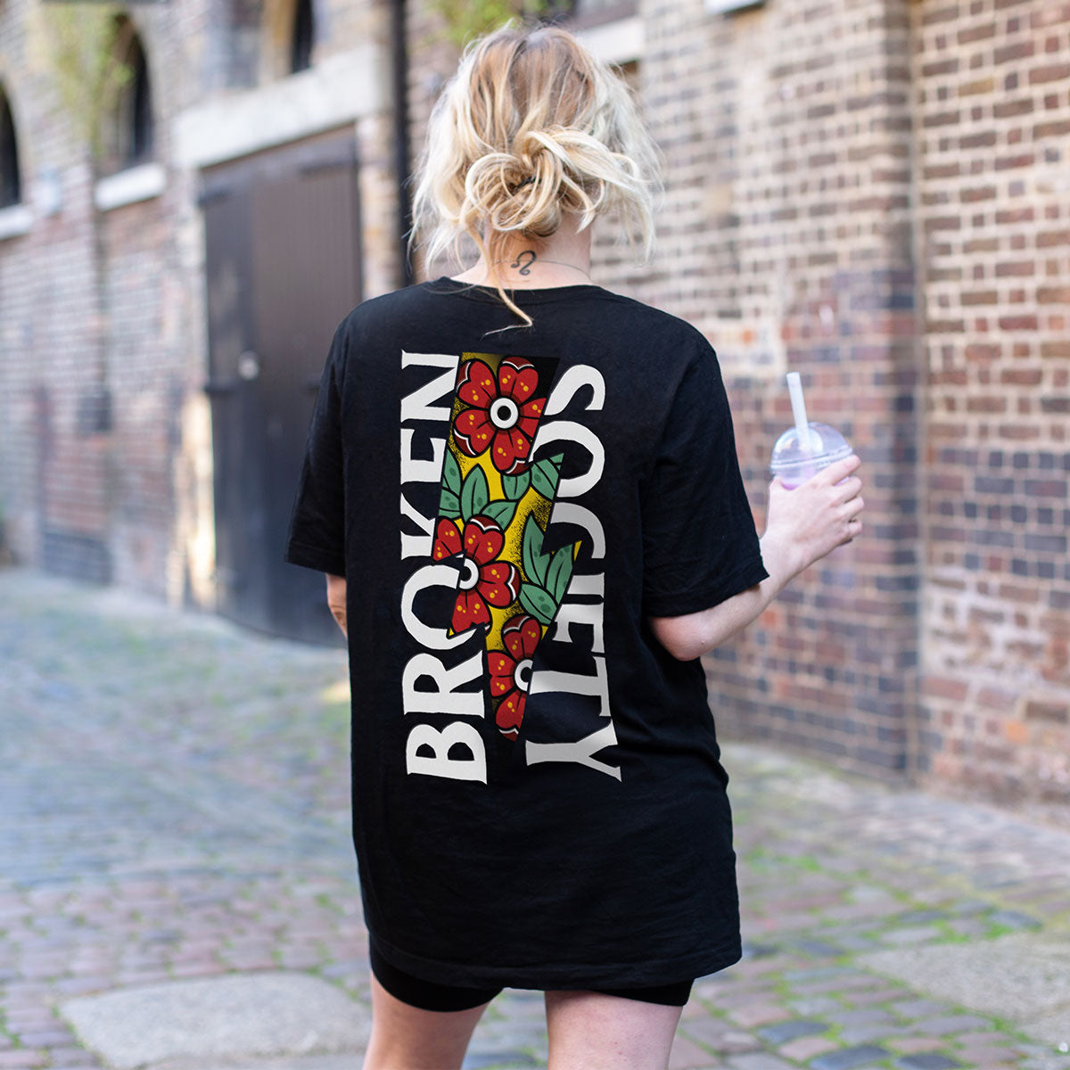 Flower Power T-Shirt (Unisex) Broken Society - Main Image