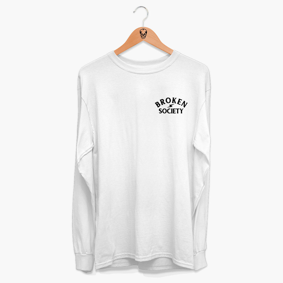 Thick Thighs Thin Patience Long Sleeve T-Shirt (Unisex)-Tattoo Clothing, Tattoo Long Sleeve T-Shirt, EP185L-Broken Society