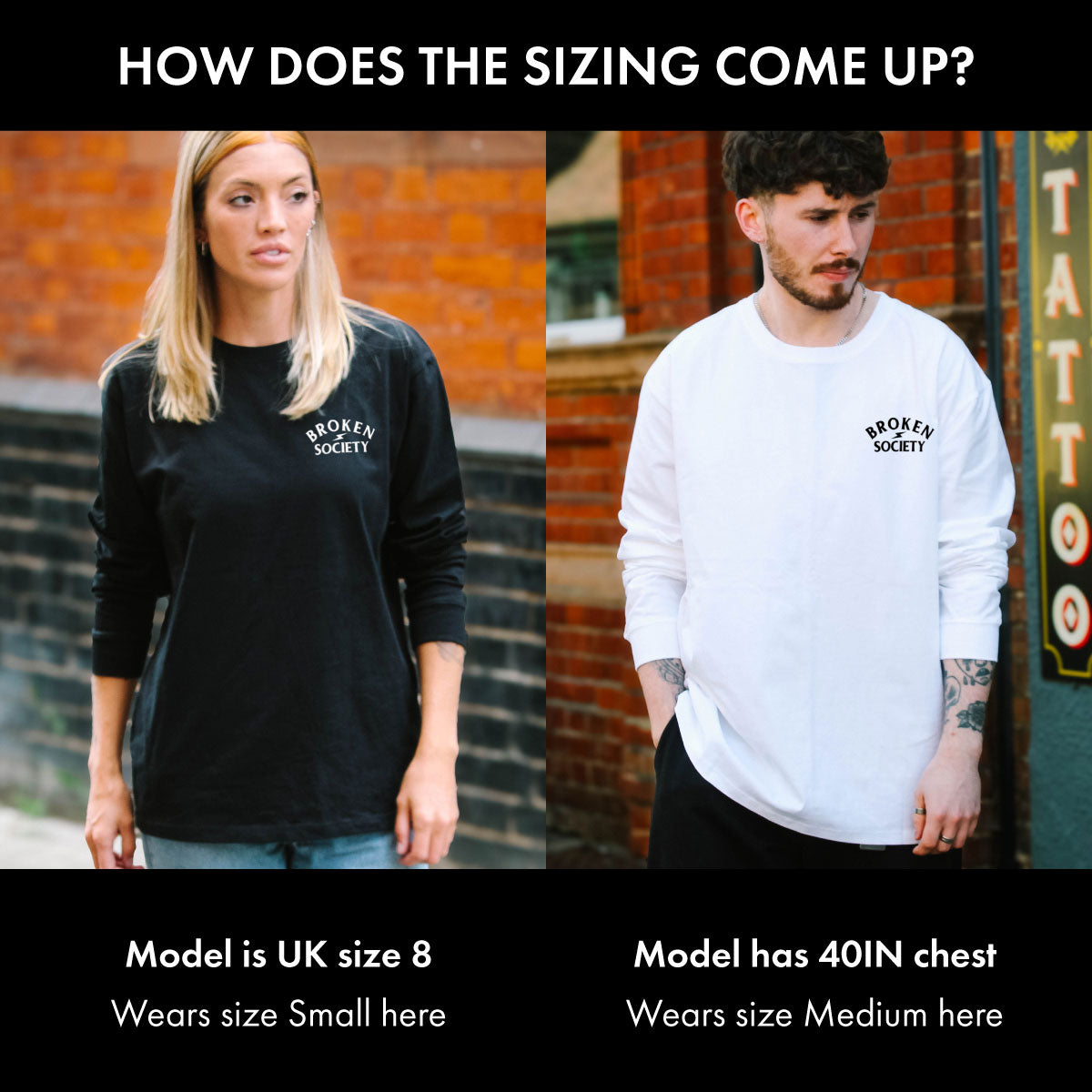 Thick Thighs Thin Patience Long Sleeve T-Shirt (Unisex)-Tattoo Clothing, Tattoo Long Sleeve T-Shirt, EP185L-Broken Society