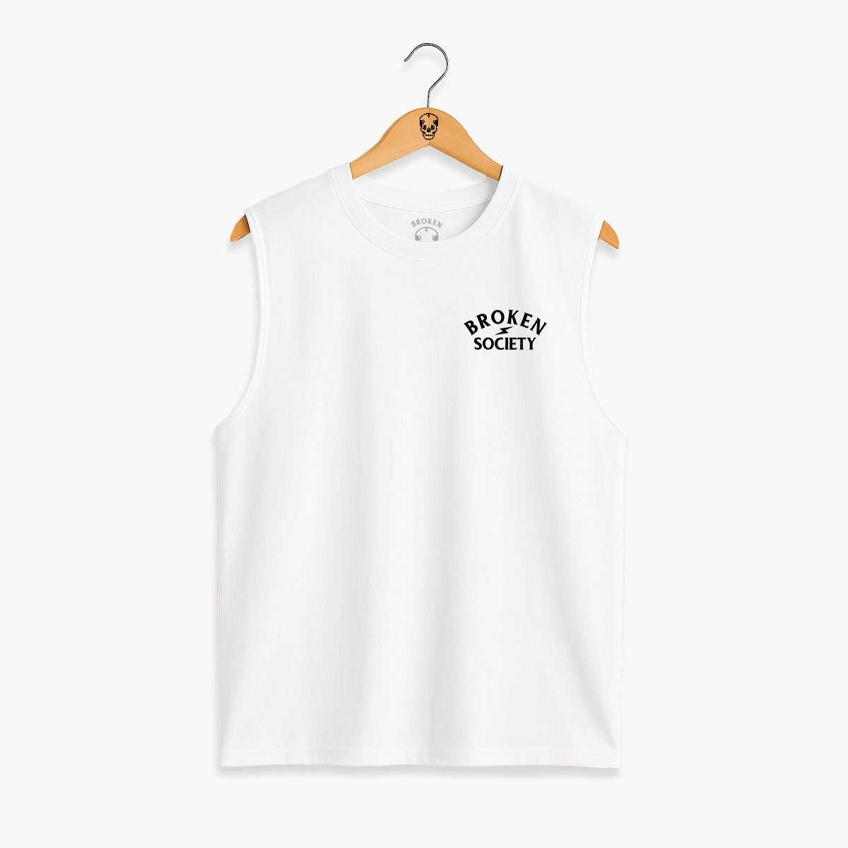 Thick Thighs Thin Patience Sleeveless T-Shirt (Unisex)-Tattoo Clothing, Tattoo Sleeveless T-Shirt, EP01S-Broken Society