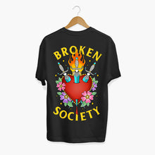 Load image into Gallery viewer, Heart and Daggers T-shirt (Unisex)-Tattoo Clothing, Tattoo T-Shirt, N03-Broken Society