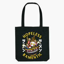 Load image into Gallery viewer, Hopeless Ramentic Strong-As-Hell Tote Bag-Tattoo Apparel, Tattoo Accessories, Tattoo Gift, Tattoo Tote Bag-Broken Society