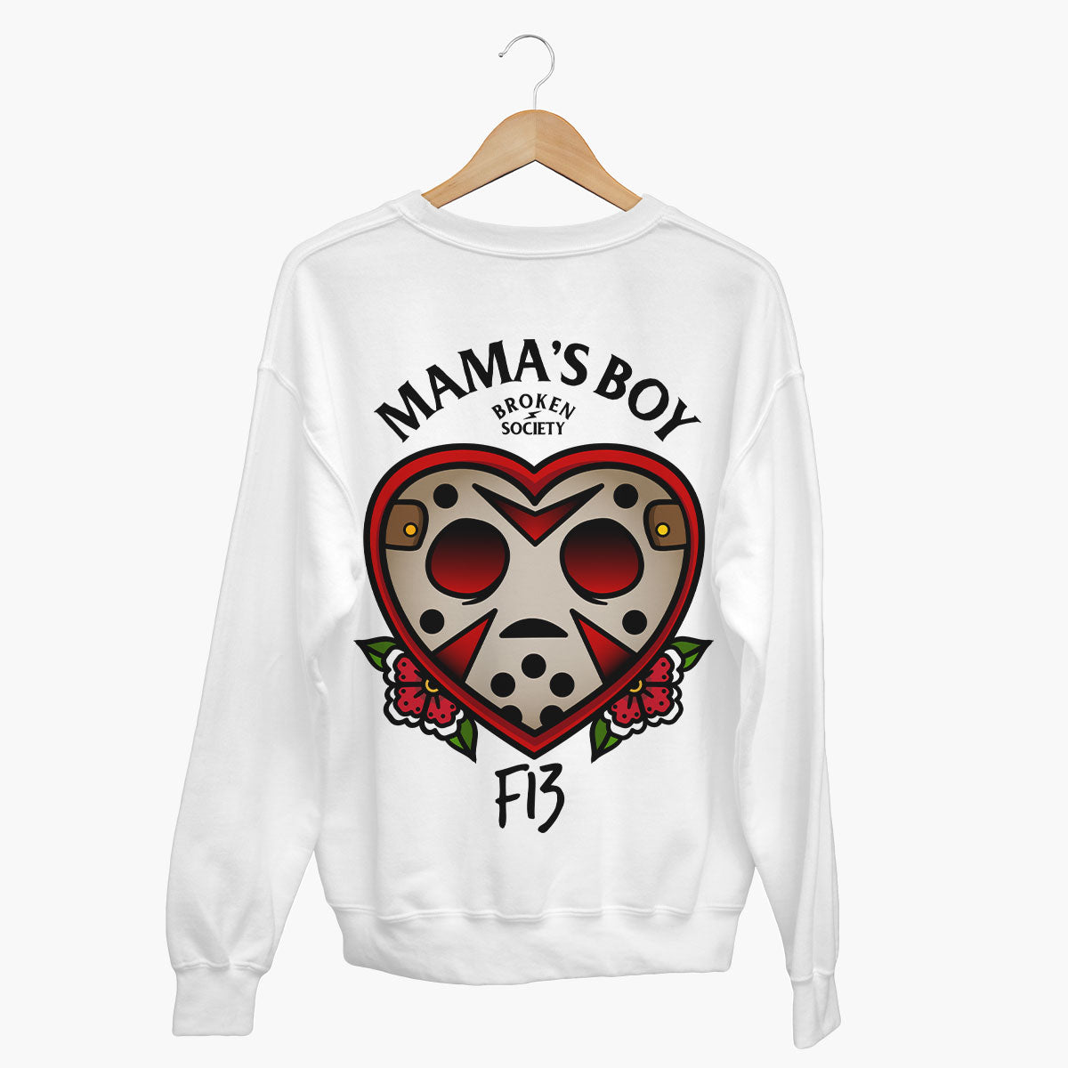 Mama's Boy Sweatshirt (Unisex)-Tattoo Clothing, Tattoo Sweatshirt, JH030-Broken Society