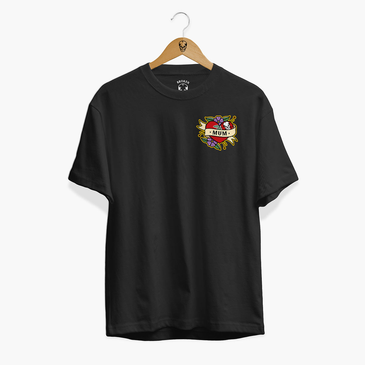 Mum T-Shirt (Unisex)-Tattoo Clothing, Tattoo T-Shirt, N03-Broken Society
