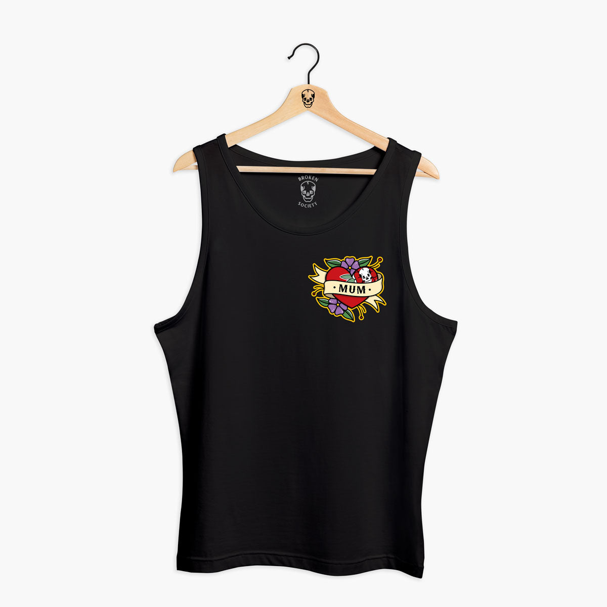 Mum Tank (Unisex)-Tattoo Clothing, Tattoo Tank, 03980-Broken Society