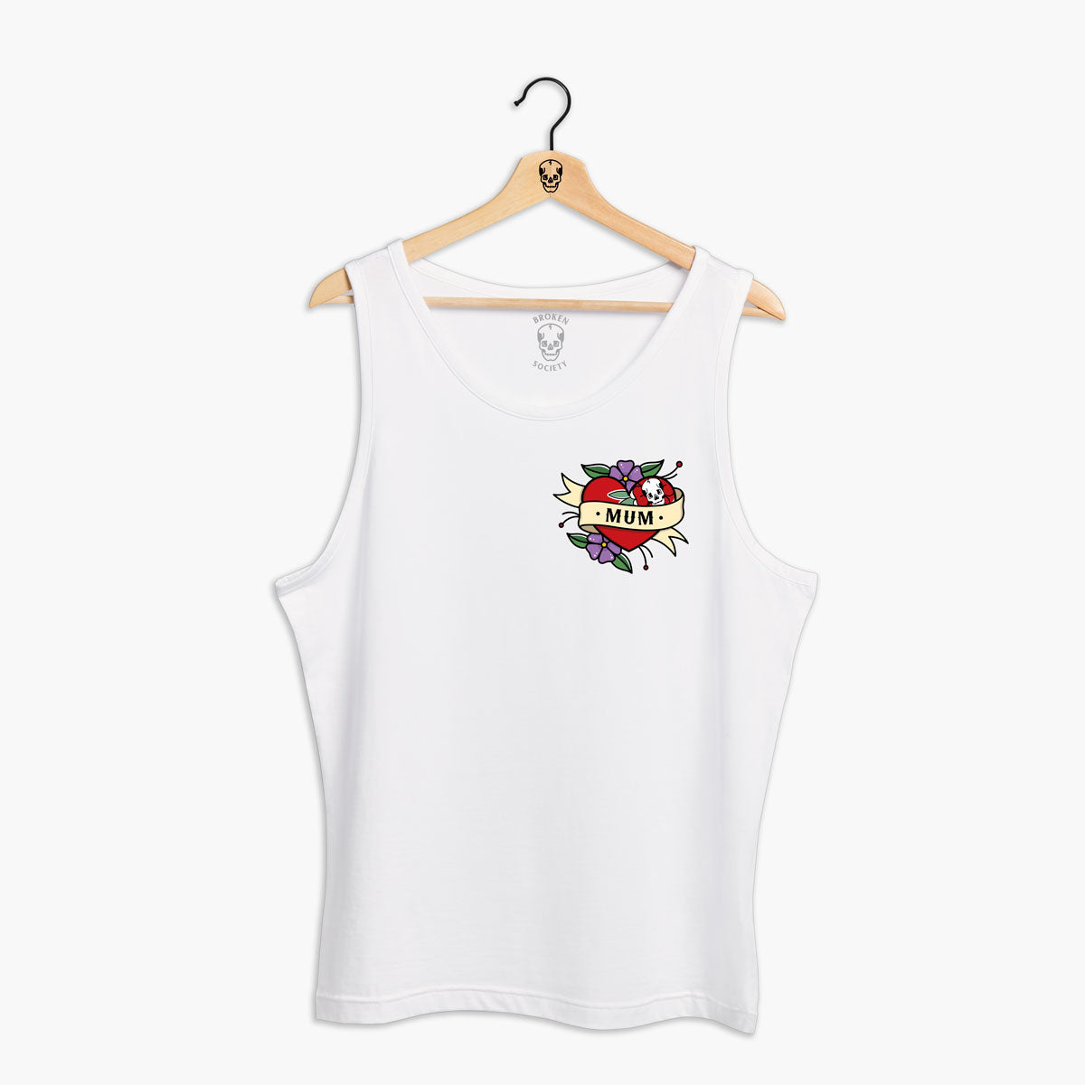 Mum Tank (Unisex)-Tattoo Clothing, Tattoo Tank, 03980-Broken Society