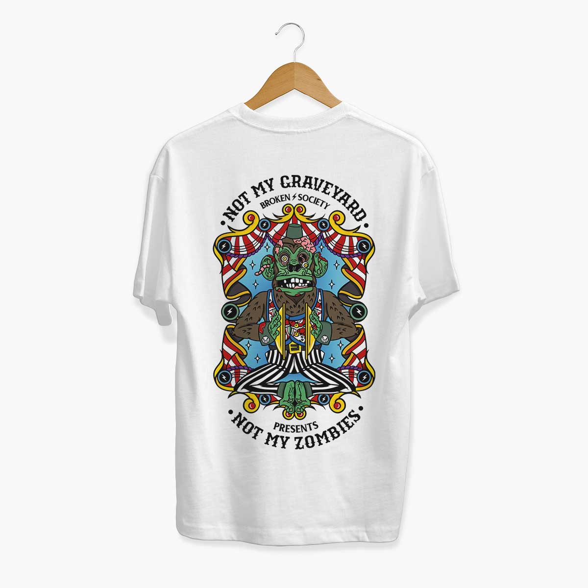 Not My Graveyard T-Shirt (Unisex)-Tattoo Clothing, Tattoo T-Shirt, EP01-Broken Society