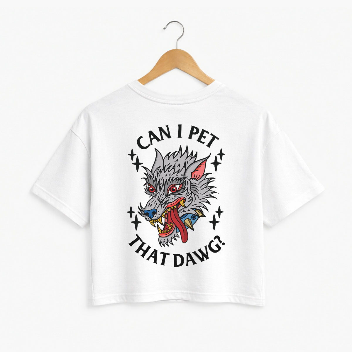Pet That Dawg Boxy Women's Fit T-Shirt-Tattoo Clothing, Tattoo T-Shirt, EP026-Broken Society