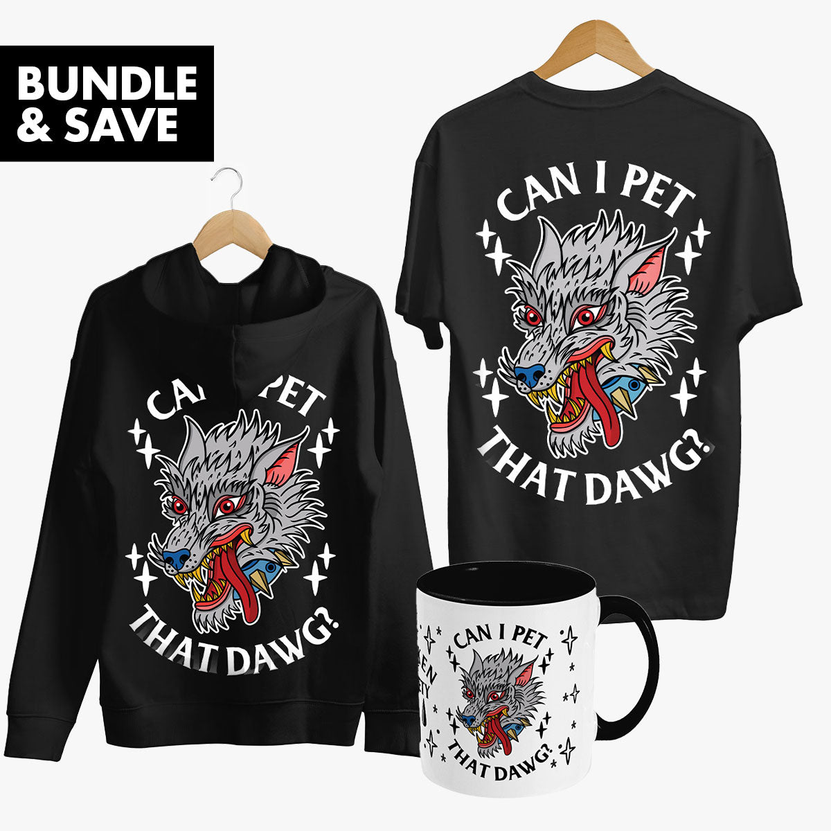 Pet That Dawg Bundle-Tattoo Apparel, Tattoo Accessories, Tattoo Gift, Tattoo Bundle-Broken Society