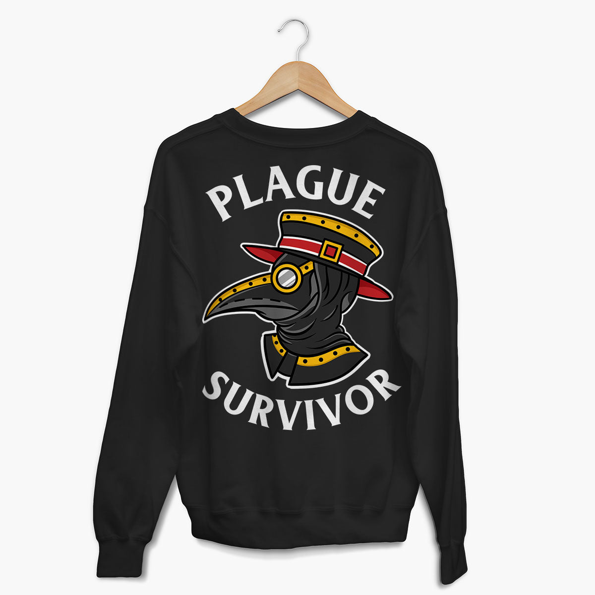 Plague Survivor Sweatshirt (Unisex)-Tattoo Clothing, Tattoo Sweatshirt, JH030-Broken Society