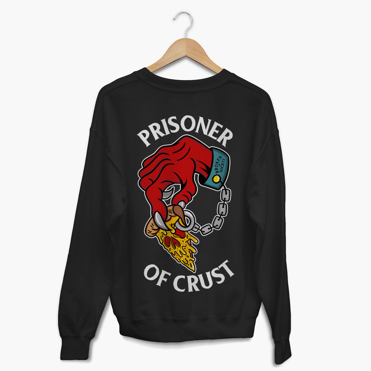 Prisoner Of Crust Sweatshirt (Unisex)-Tattoo Clothing, Tattoo Sweatshirt, JH030-Broken Society