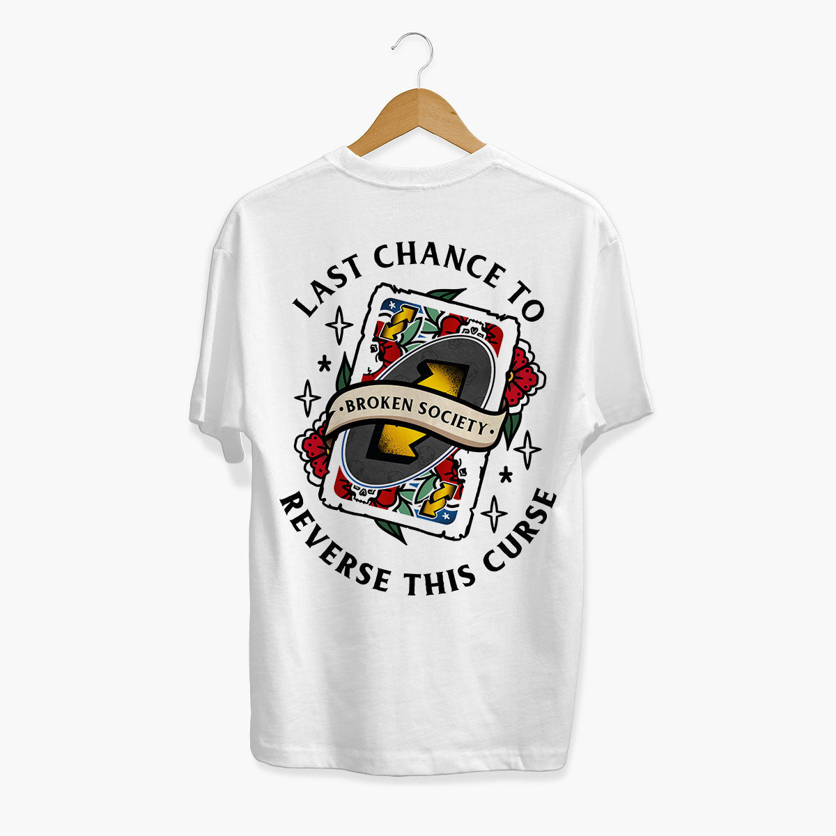 Reverse This Curse T-shirt (Unisex)-Tattoo Clothing, Tattoo T-Shirt, N03-Broken Society