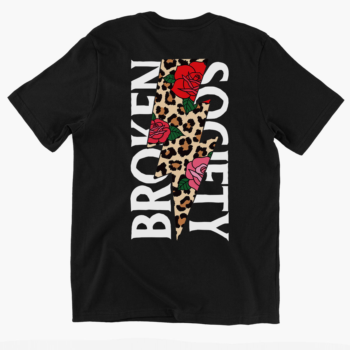 Roses And Animal Kids T-Shirt (Unisex)-Tattoo Clothing, Tattoo Kids Shirt, Mini Creator-Broken Society