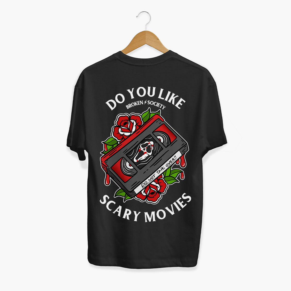 Scary Movies T-Shirt (Unisex)-Tattoo Clothing, Tattoo T-Shirt, EP01-Broken Society