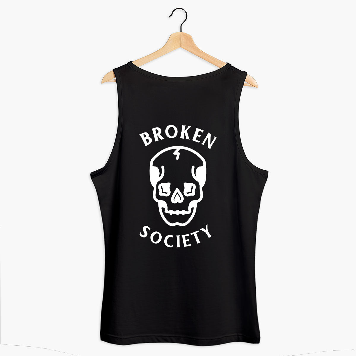 Skull Tank (Unisex)-Tattoo Clothing, Tattoo Tank, 03980-Broken Society