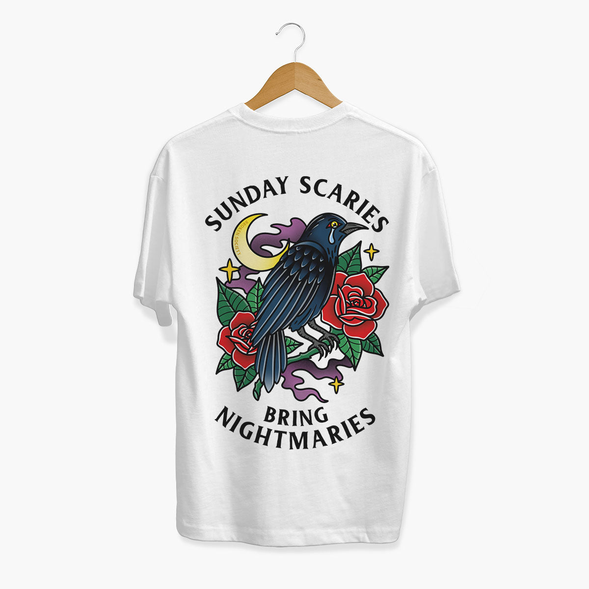 Sunday Scaries T-Shirt (Unisex)-Tattoo Clothing, Tattoo T-Shirt, EP01-Broken Society