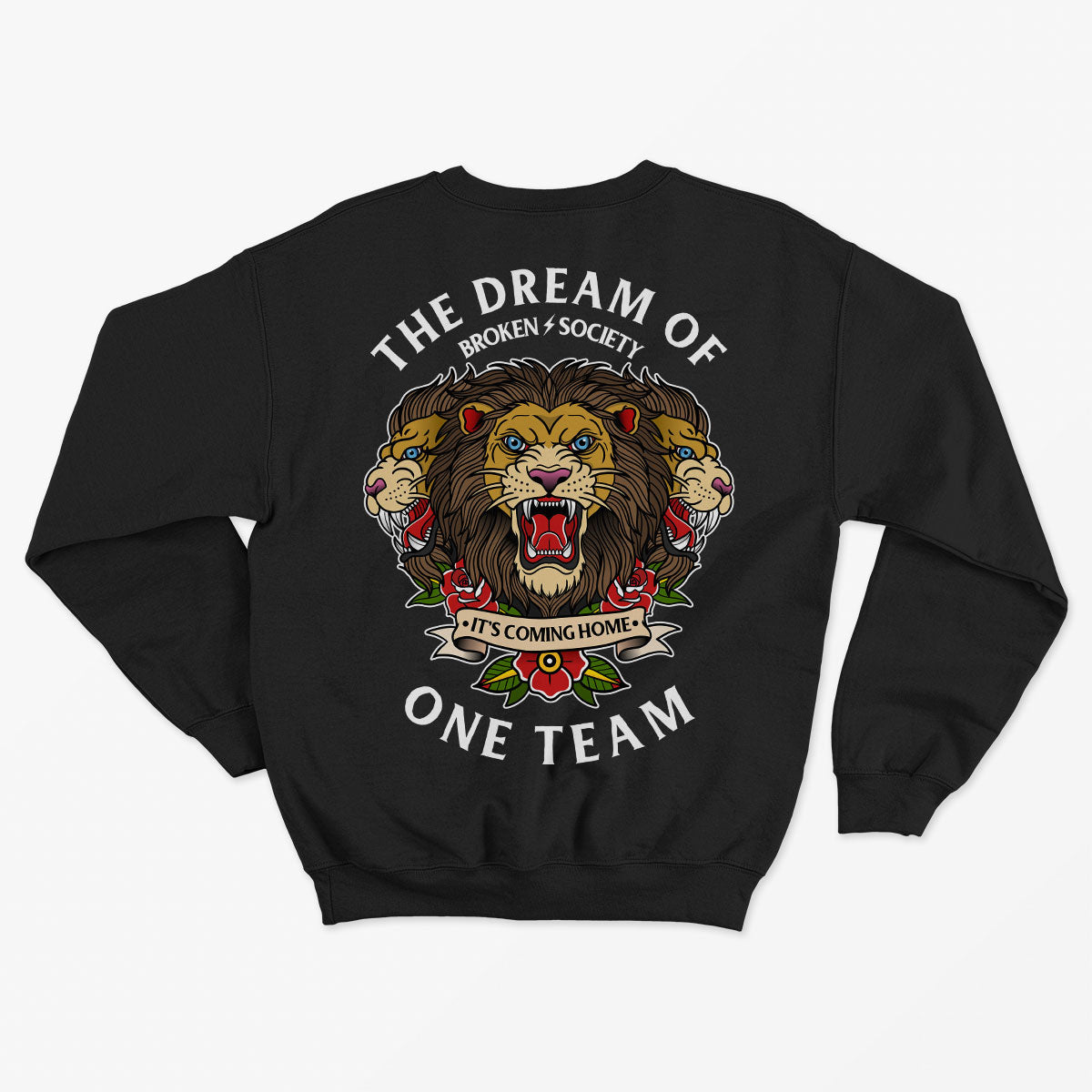 The Dream Of One Team Kids Sweatshirt (Unisex)-Tattoo Clothing, Tattoo Sweatshirt, JH030J-Broken Society