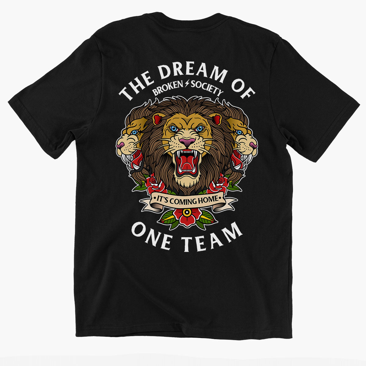 The Dream Of One Team Kids T-Shirt (Unisex)-Tattoo Clothing, Tattoo Kids Shirt, Mini Creator-Broken Society