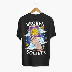 The Sun Tarot T-shirt (Unisex)-Tattoo Clothing, Tattoo T-Shirt, N03-Broken Society