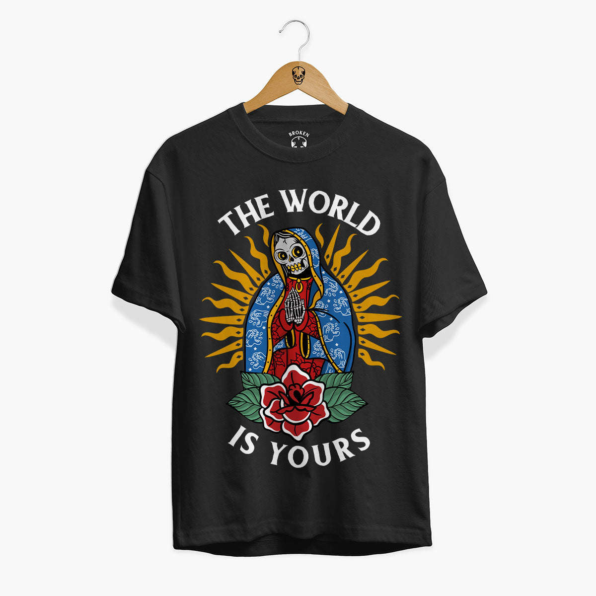 The World Is Yours T-Shirt (Unisex)-Tattoo Clothing, Tattoo T-Shirt, EP01-Broken Society