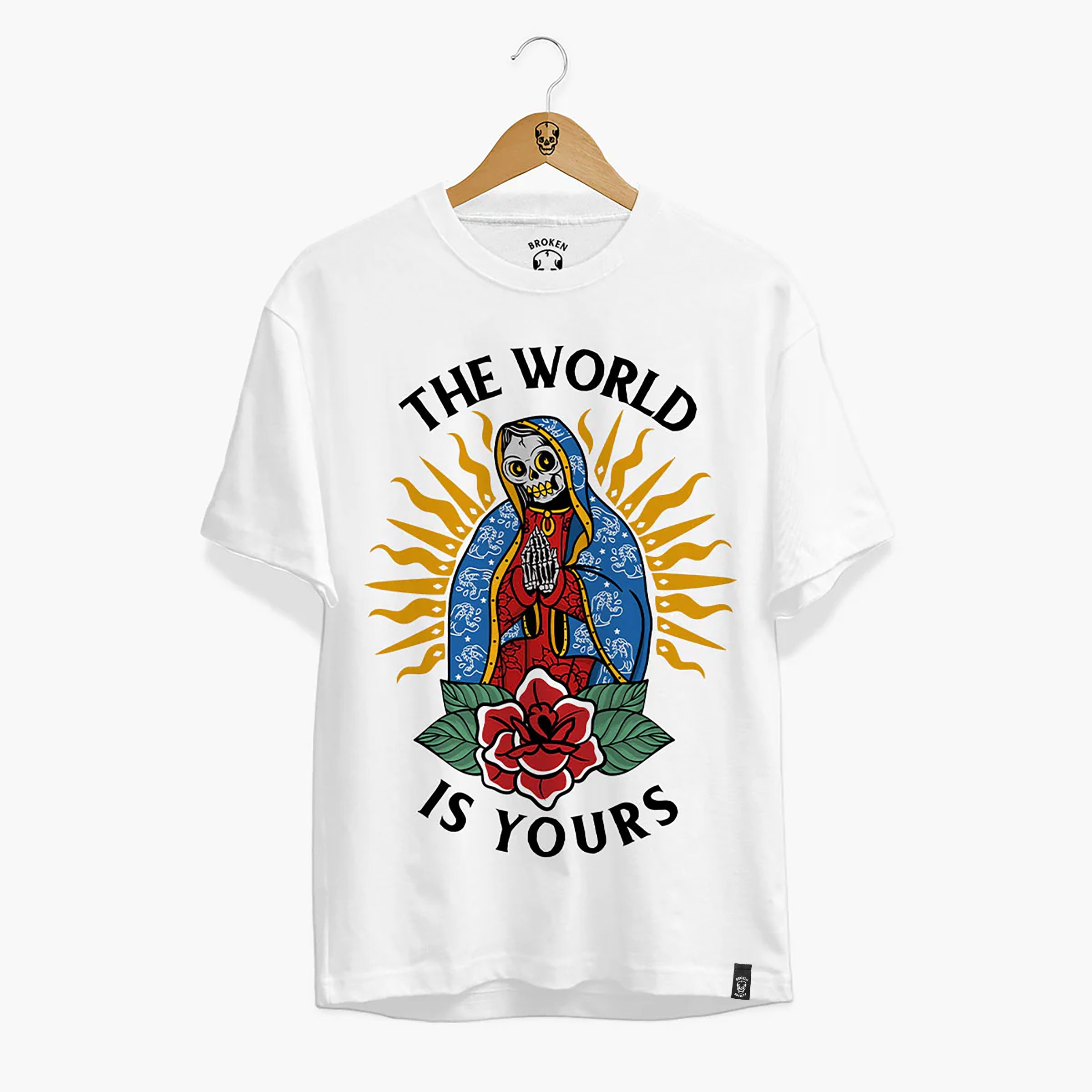 The World Is Yours T-Shirt (Unisex)-Tattoo Clothing, Tattoo T-Shirt, EP01-Broken Society