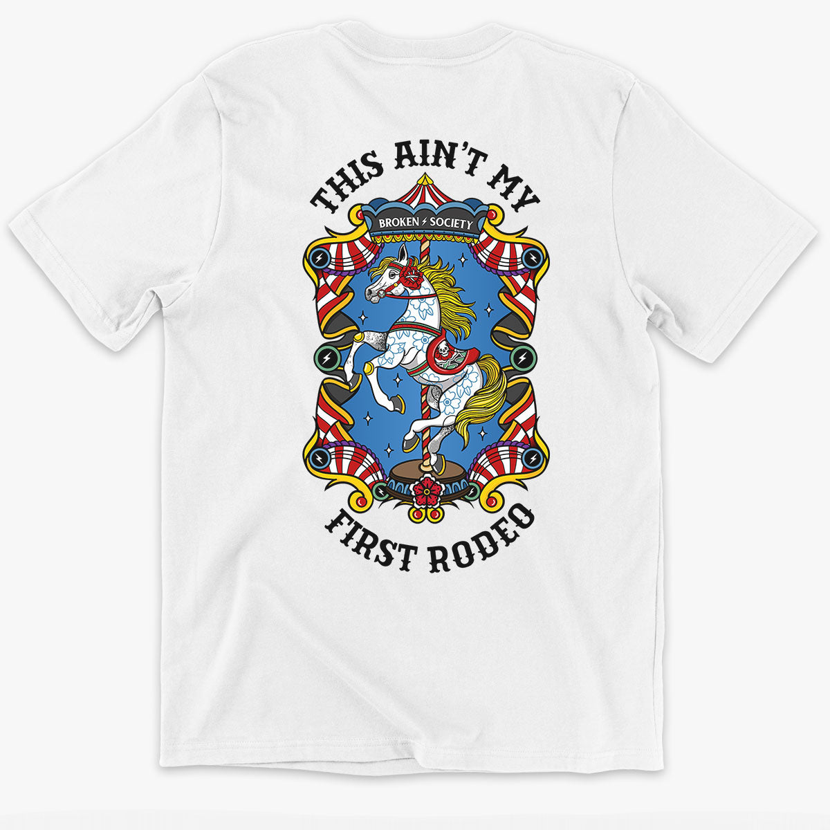 This Ain't My First Rodeo Kids T-Shirt (Unisex)-Tattoo Clothing, Tattoo Kids Shirt, Mini Creator-Broken Society