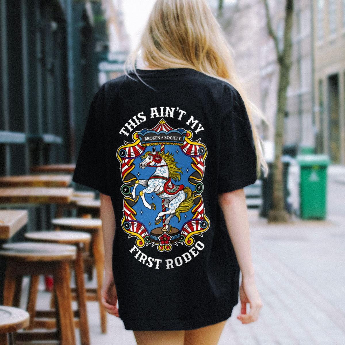 This Ain't My First Rodeo T-Shirt (Unisex)-Tattoo Clothing, Tattoo T-Shirt, EP01-Broken Society