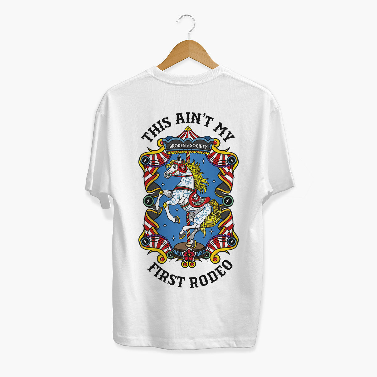 This Ain't My First Rodeo T-Shirt (Unisex)-Tattoo Clothing, Tattoo T-Shirt, EP01-Broken Society