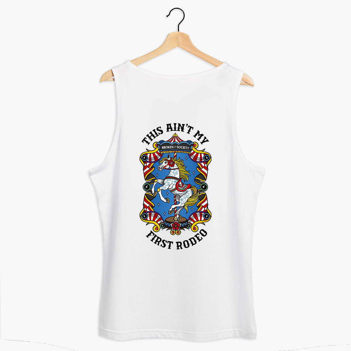 This Ain't My First Rodeo Tank (Unisex)-Tattoo Clothing, Tattoo Tank, 03980-Broken Society