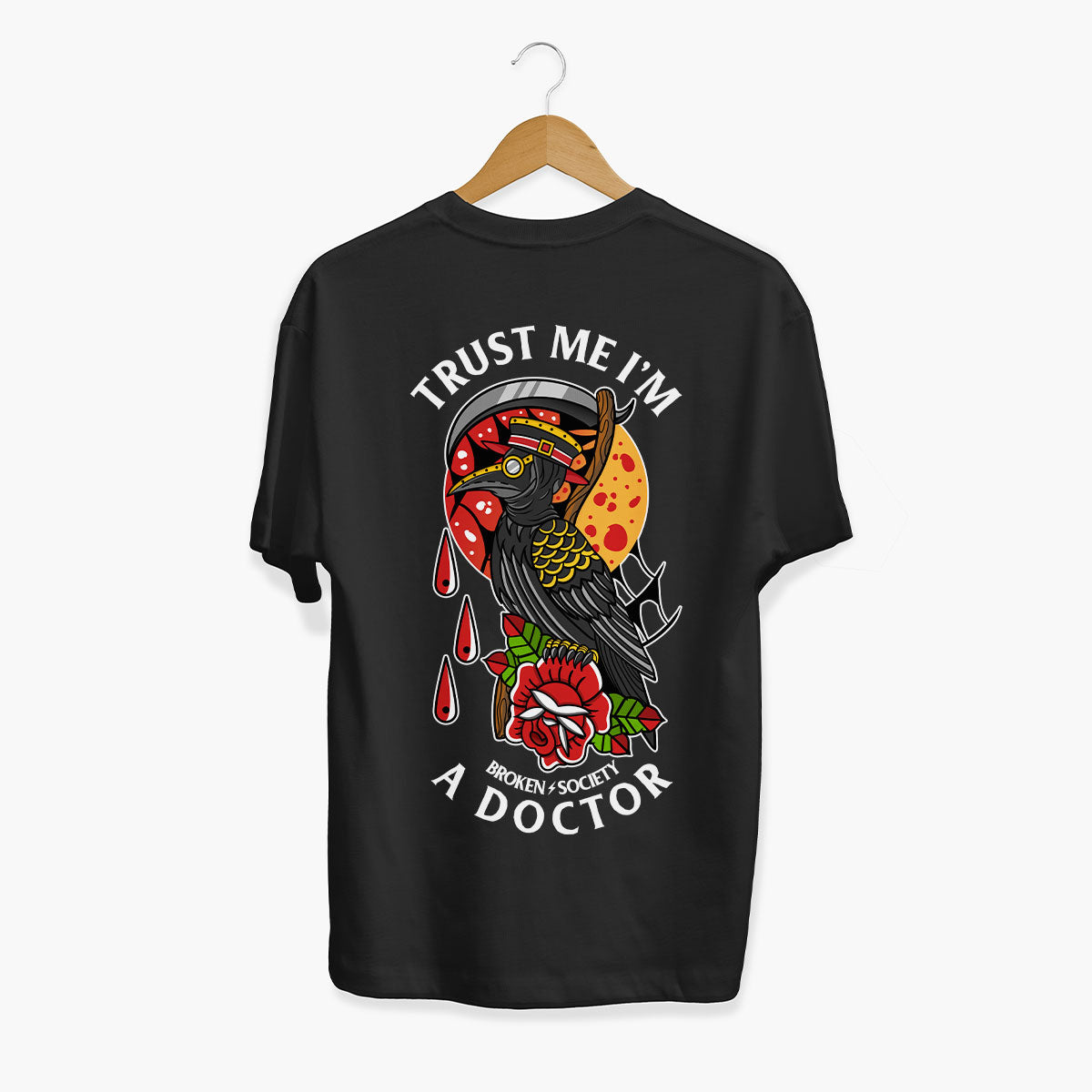 Trust Me I'm A Doctor T-Shirt (Unisex)-Tattoo Clothing, Tattoo T-Shirt, EP01-Broken Society