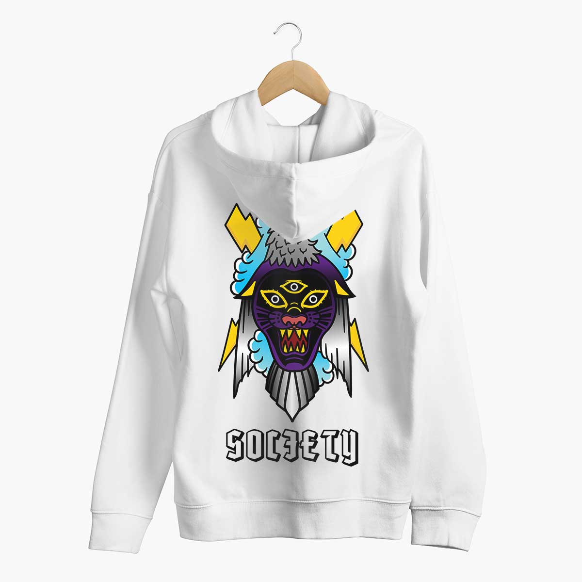 Eagle Hoodie (Unisex)-Tattoo Clothing, Tattoo Hoodie, JH001-Broken Society