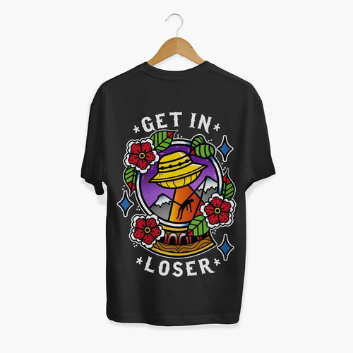 Get In Loser T-Shirt (Unisex)-Tattoo Clothing, Tattoo T-Shirt, N03-Broken Society