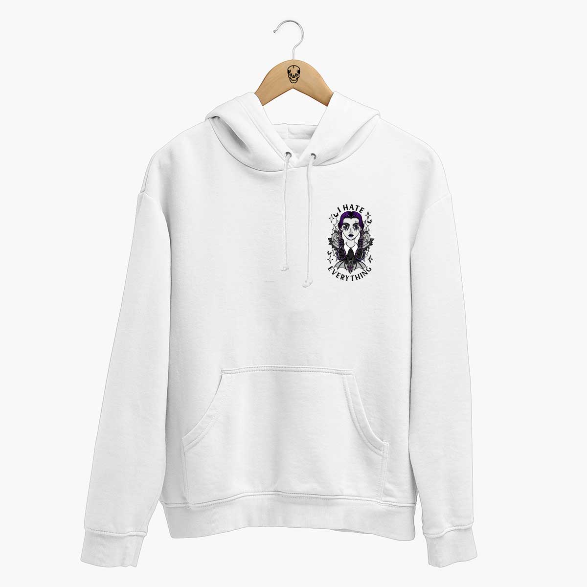 Wednesday Addams Hoodie (Unisex)-Tattoo Clothing, Tattoo Hoodie, JH001-Broken Society
